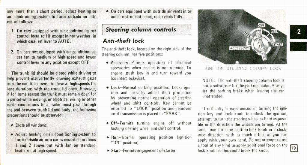 1973 Cadillac Owners Manual Page 9